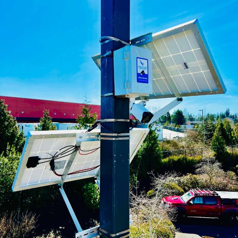 Eagle Eye Solar Camera Kit - Customer Site Parking Lot